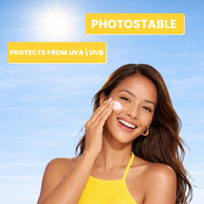 SPF 50 PA ++++ Glow sunscreen