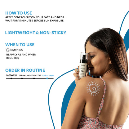 SPF 50 PA ++++ Glow sunscreen